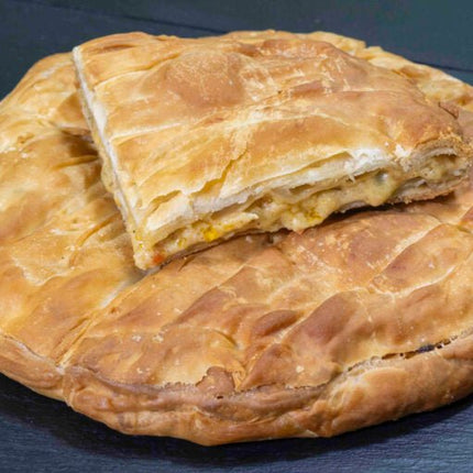 4 PACK ROUND CHICKEN PIE 1kg (5/box) - Hellenic Imports