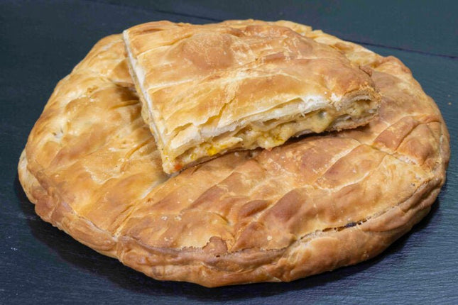 4 PACK ROUND CHICKEN PIE 1kg (5/box) - Hellenic Imports