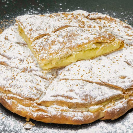 4 PACK ROUND CREAM PIE MPOUGATSA 1kg (5/box) - Hellenic Imports