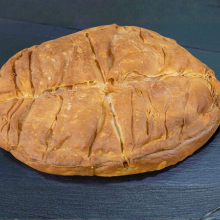 4 PACK ROUND LENT LEEK PIE 1kg (5/box) - Hellenic Imports