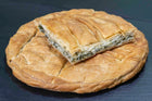 4 PACK ROUND SPINACH AND CHEESE PIE 1kg (5/box) - Hellenic Imports
