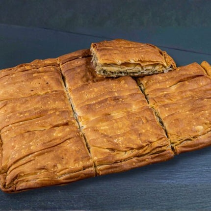 9 PACK LENT LEEK PIE 2.1KG (4/box) - Hellenic Imports