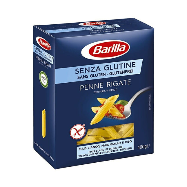 BARILLA PENNE RIGATE SENZA GLUTINE 400 G - Hellenic Imports