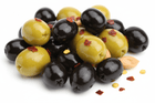 Black and Green Kalamata Olives with Chili 1 - 12kg - Hellenic Imports