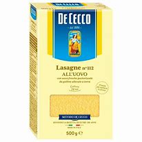 DE CECCO LASAGNE ALL'UOVO N.112 500 G - 6kg - Hellenic Imports