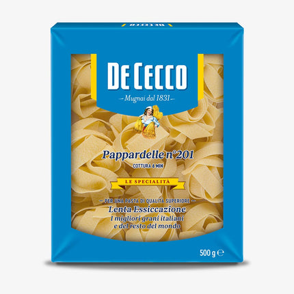 DE CECCO PAPPARDELLE ALL'UOVO N.201 500g - Hellenic Imports