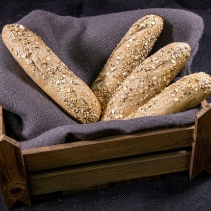 MULTI - SEED BAGUETTE 25 ± 2 cm 140G (50PCS/BOX) - Hellenic Imports