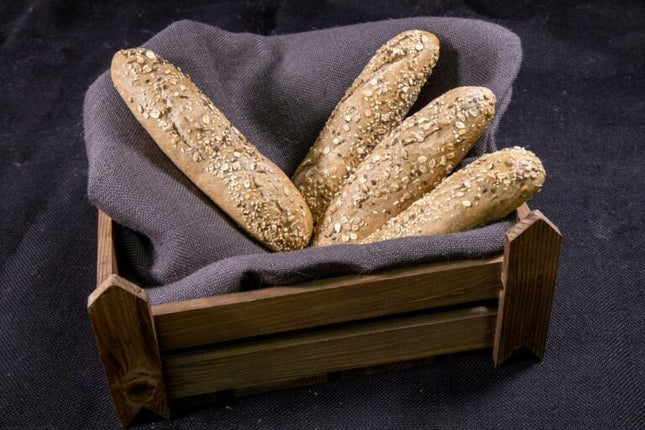 MULTI - SEED BAGUETTE 25 ± 2 cm 140G (50PCS/BOX) - Hellenic Imports