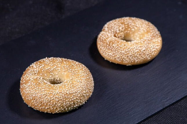 SANDWICH BUN ROUND 130G (26PCS/BOX) - Hellenic Imports