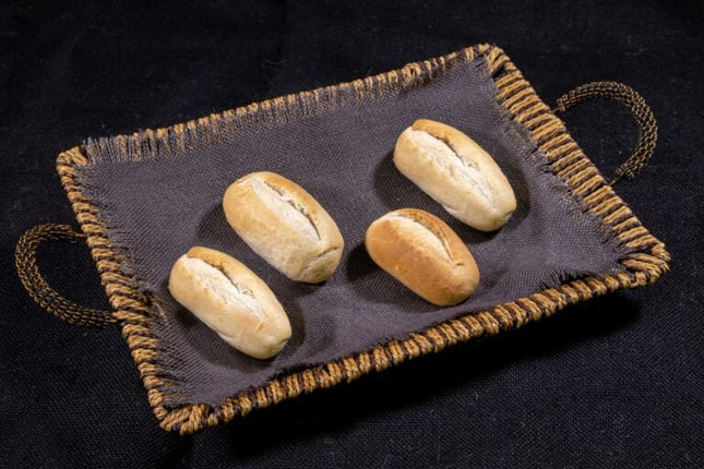 WHITE BAQUETTINI 10 ± 1 cm 50G (60PCS/BOX) - Hellenic Imports